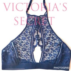 NWOT VS (not PINK) navy bralette, M